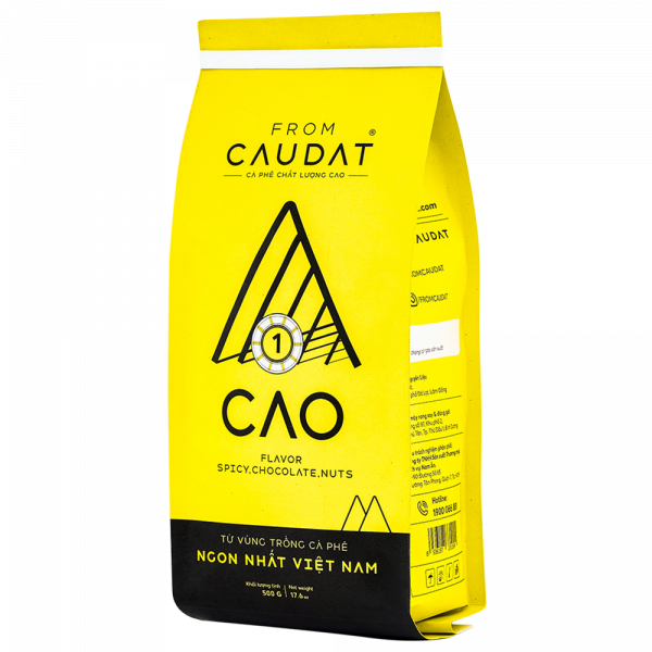FROM CAU DAT COFFEE - CAO1 Cà phê đặc sản chất lượng cao (50% Robusta 50% Arabica Cầu Đất)