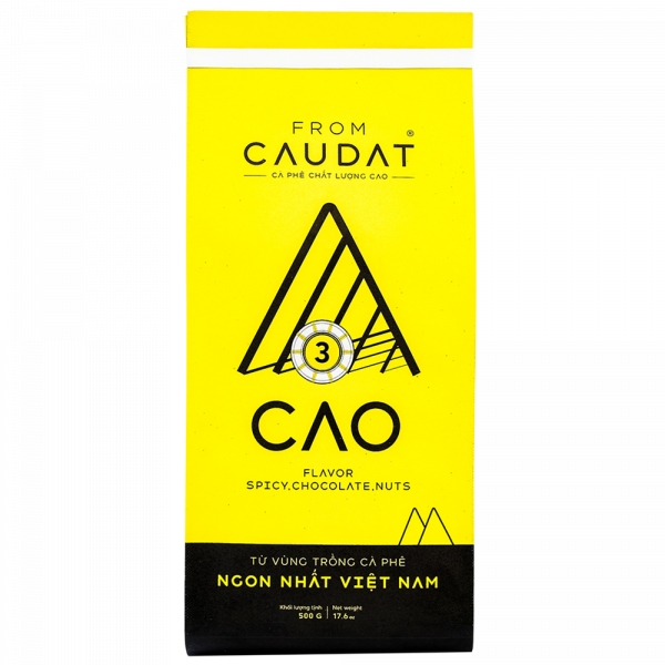 FROM CAU DAT COFFEE - CAO3 Cà phê đặc sản chất lượng cao (30% Robusta; 70% Arabica Cầu Đất)