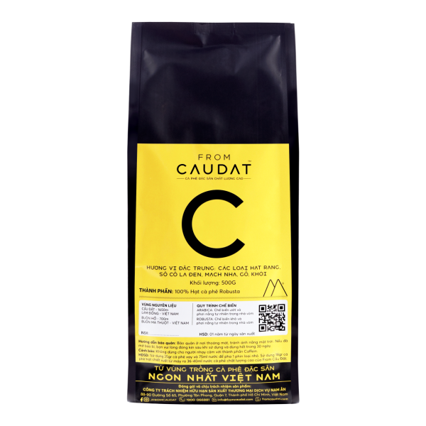 FROM CAU DAT COFFEE - C Cà phê đặc sản nguyên chất 100% Robusta
