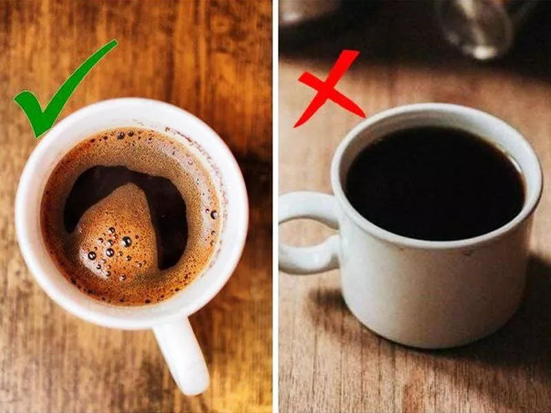 Cách nhận biết cà phê nguyên chất qua chất lượng khi pha