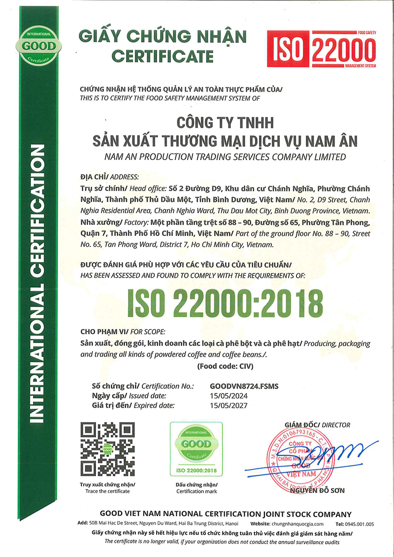 Giấy Chứng Nhận 2 Giấy Chứng Nhận